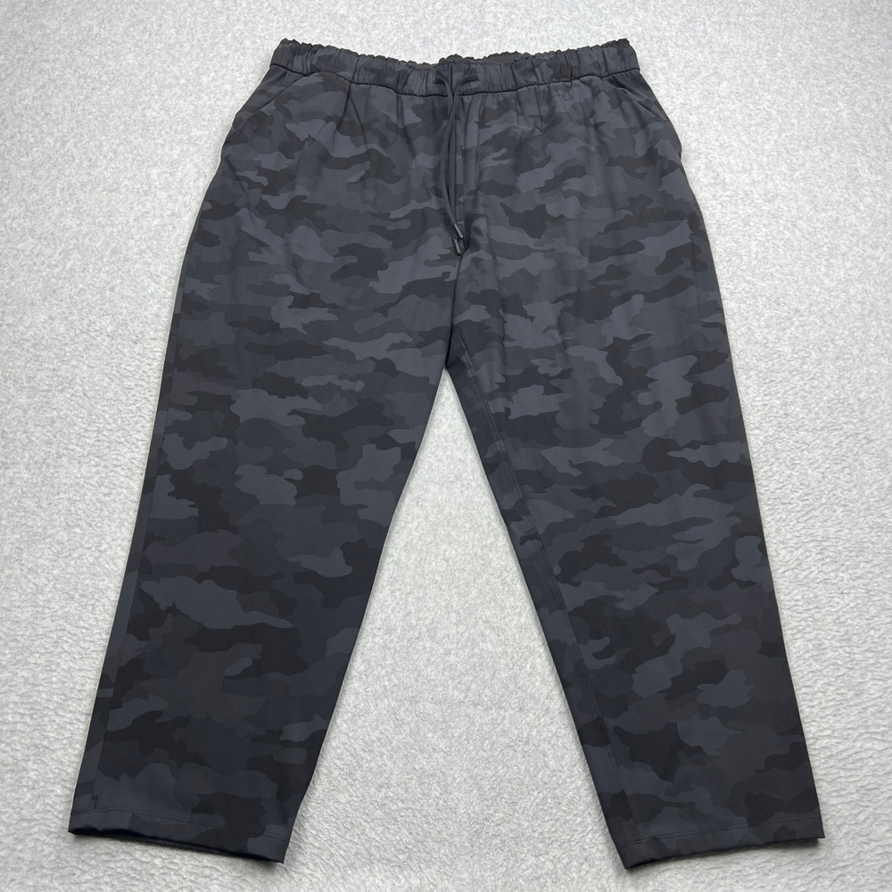 Lululemon Keep Moving Pant 7/8 Womens 20 Camo High-Rise Luxtreme Tapered W5DBDS